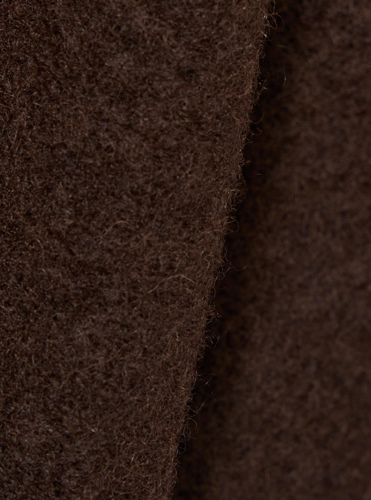 Brown Wool Fleece Zip Waistcoat