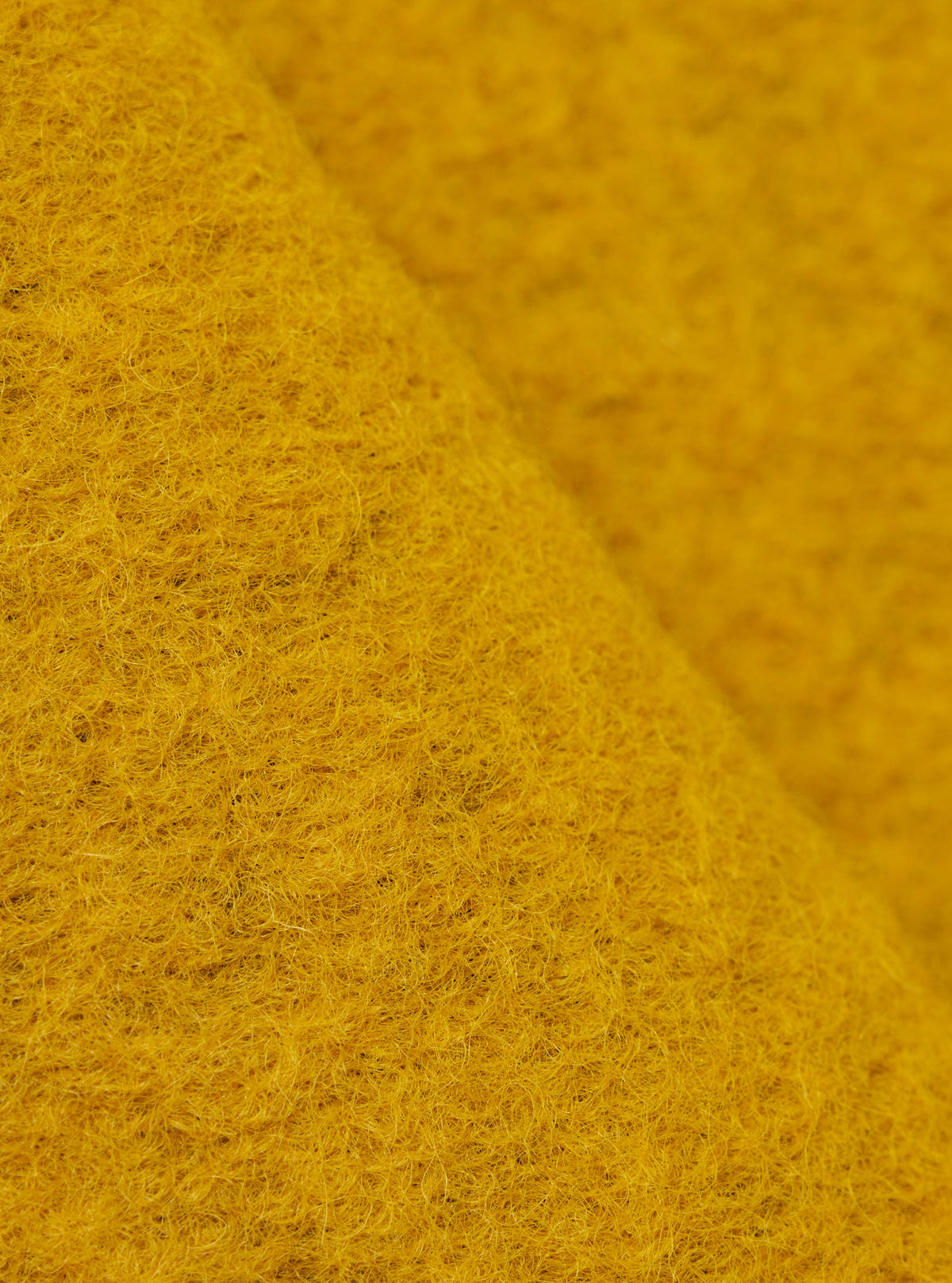 Yellow Wool Fleece Zip Liner Jacket