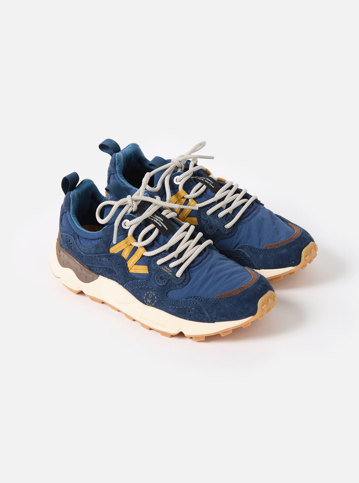 Flower Mountain x Universal Works Yamano 3 in Navy Suede/Nylon
