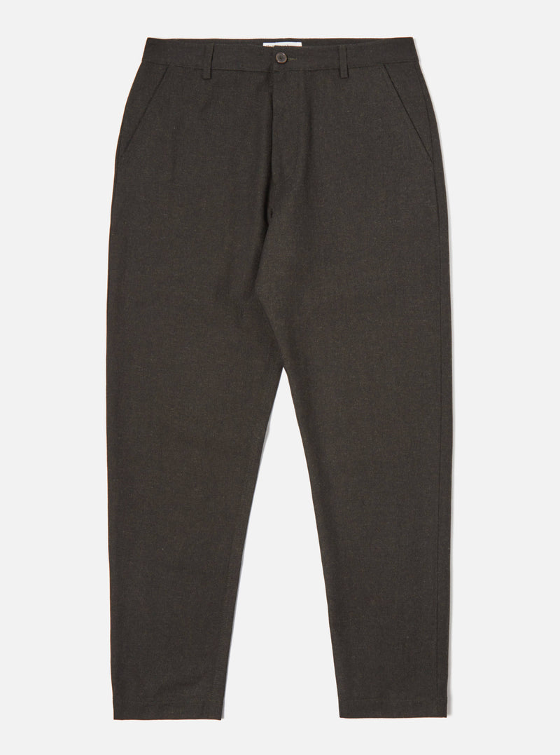 Universal Works Military Chino in Olive Upcycled Italian Tweed