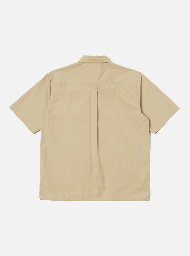 Universal Works Tech Overshirt in Sand Recycled Poly Tech