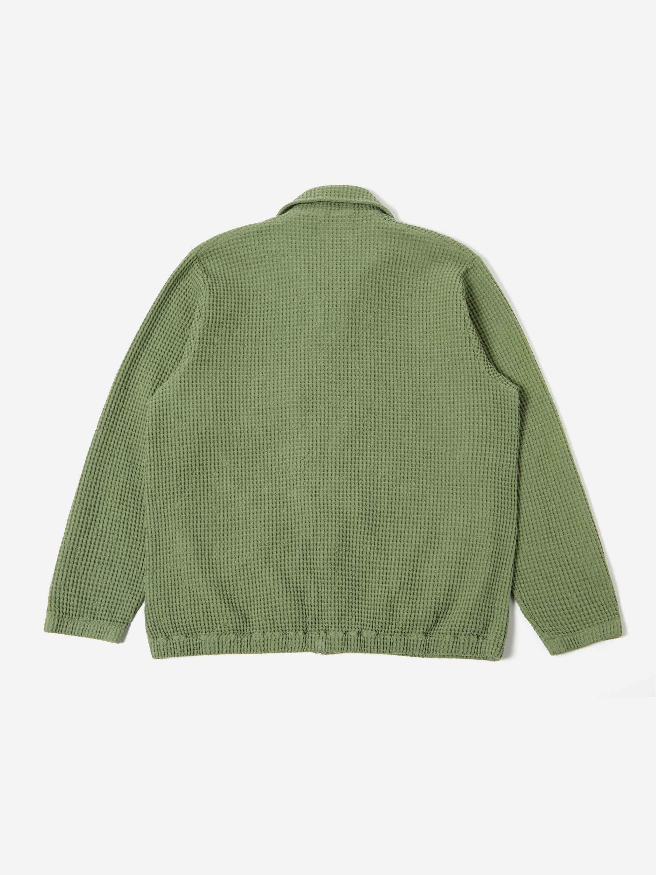 Universal Works K Track Top in Birch Pike Waffle