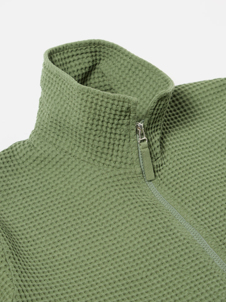 Universal Works K Track Top in Birch Pike Waffle