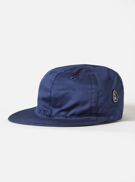 Universal Works Mechanics Hat in Navy Twill Cotton