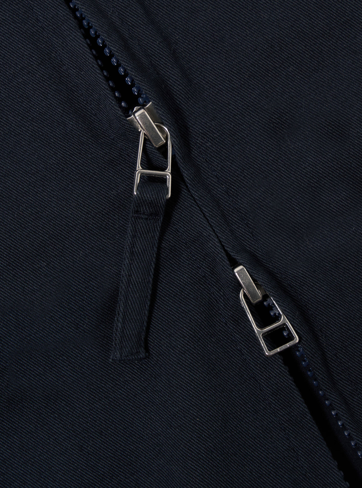 Universal Works Drizzler Jacket in Navy Twill/Badges