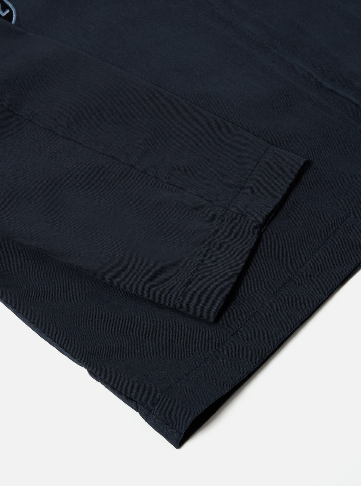Universal Works Drizzler Jacket in Navy Twill/Badges