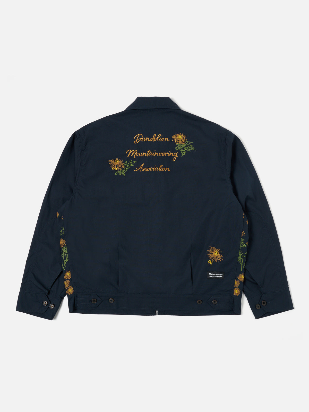 Flower Mountain x Universal Works E130 Jacket in Navy Broadcloth