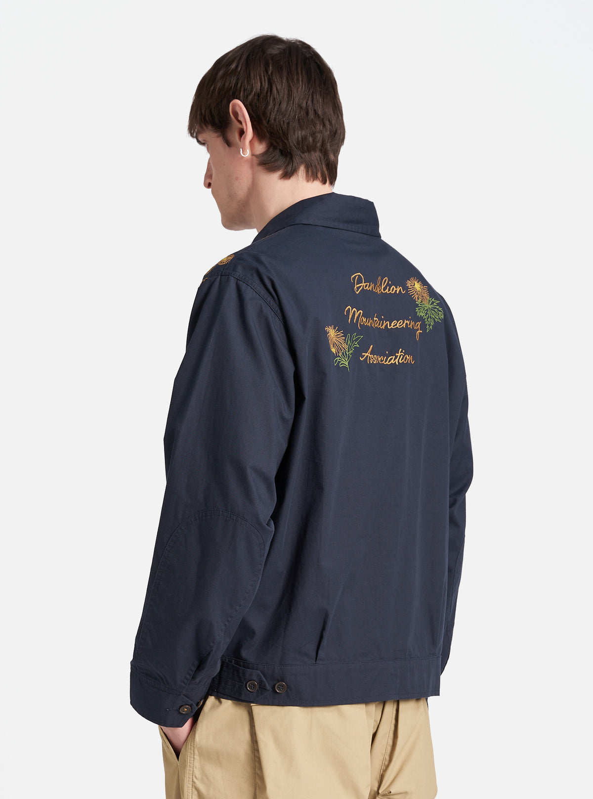 Flower Mountain x Universal Works E130 Jacket in Navy Broadcloth