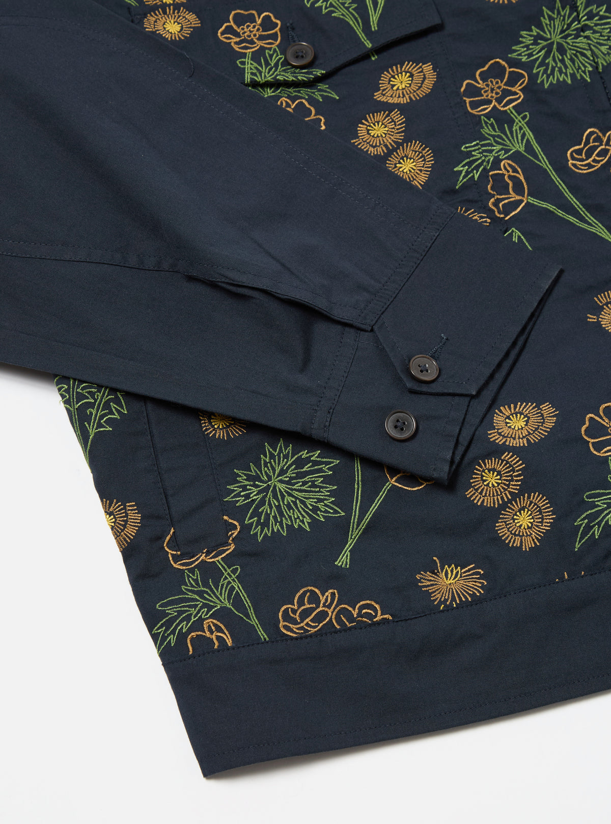 Flower Mountain x Universal Works E130 Jacket in Navy Broadcloth