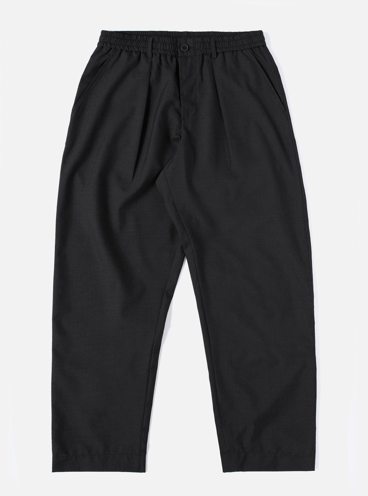 Charcoal Tropical Suiting Oxford Pant