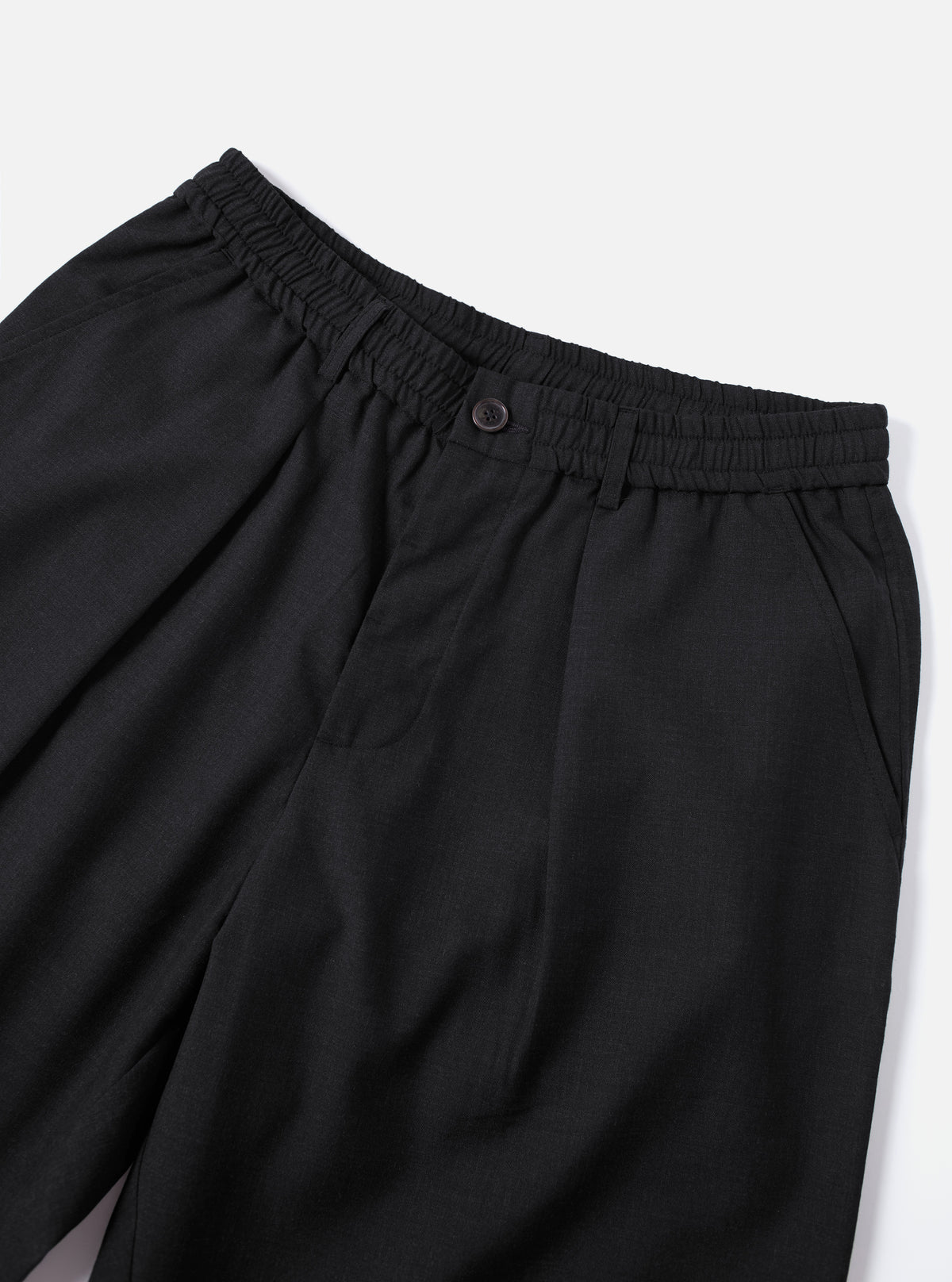 Charcoal Tropical Suiting Oxford Pant