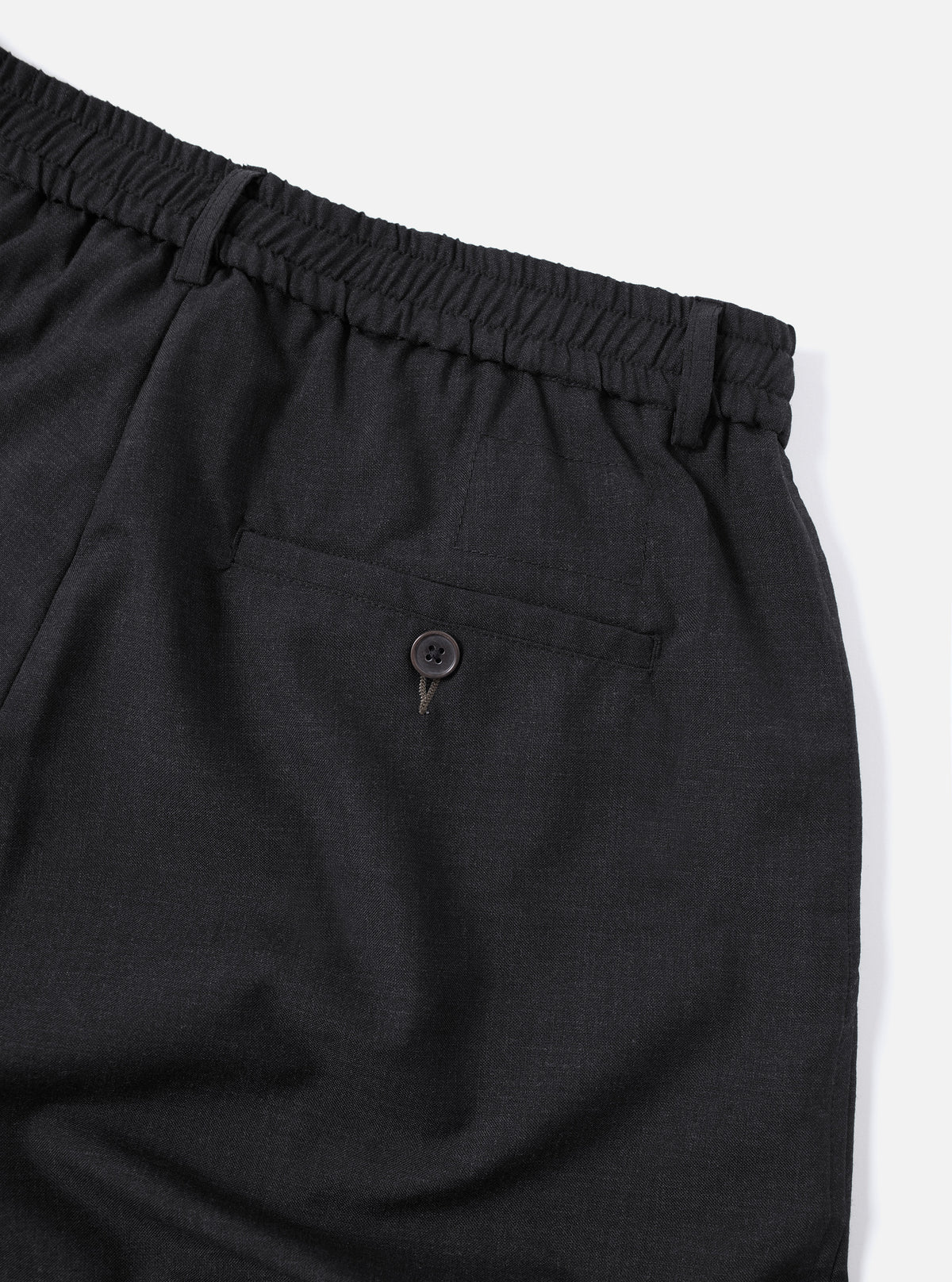 Charcoal Tropical Suiting Oxford Pant