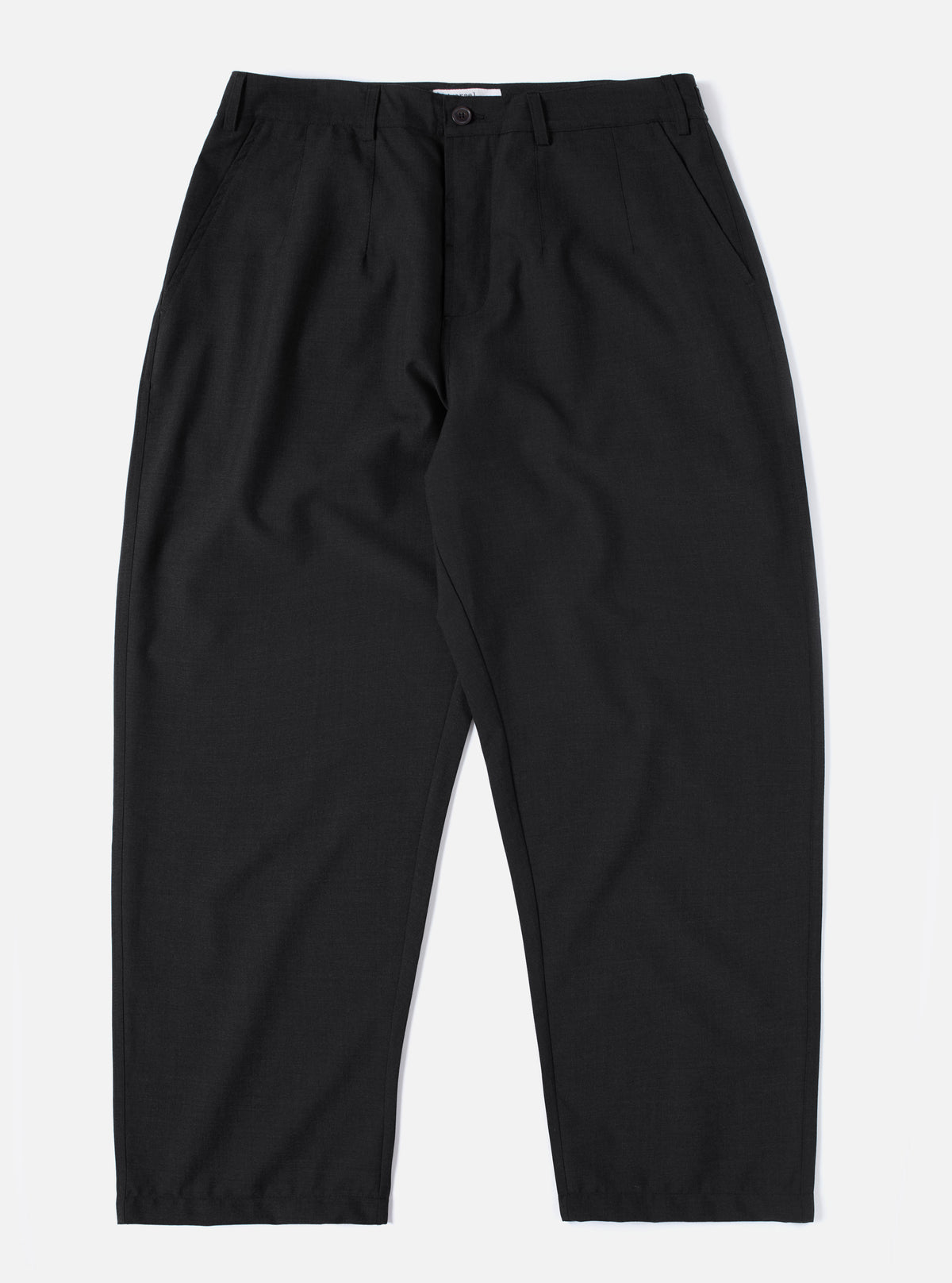 Charcoal Tropical Suiting Dutch Pant