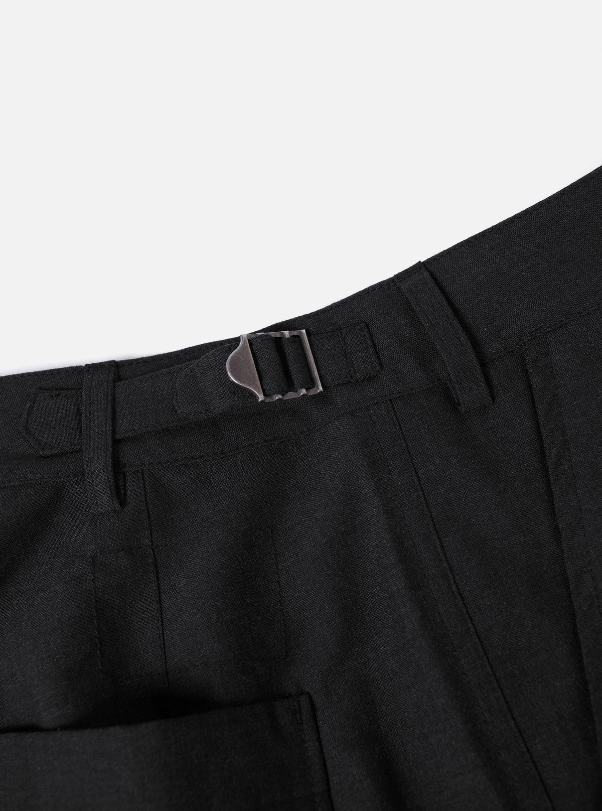 Charcoal Tropical Suiting Dutch Pant
