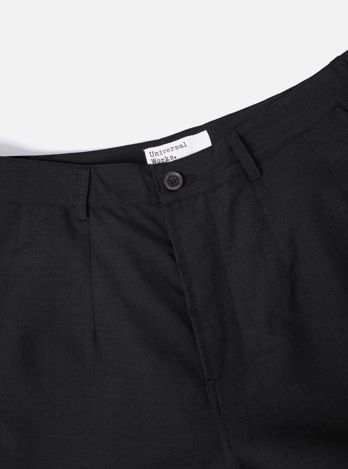 Charcoal Tropical Suiting Dutch Pant
