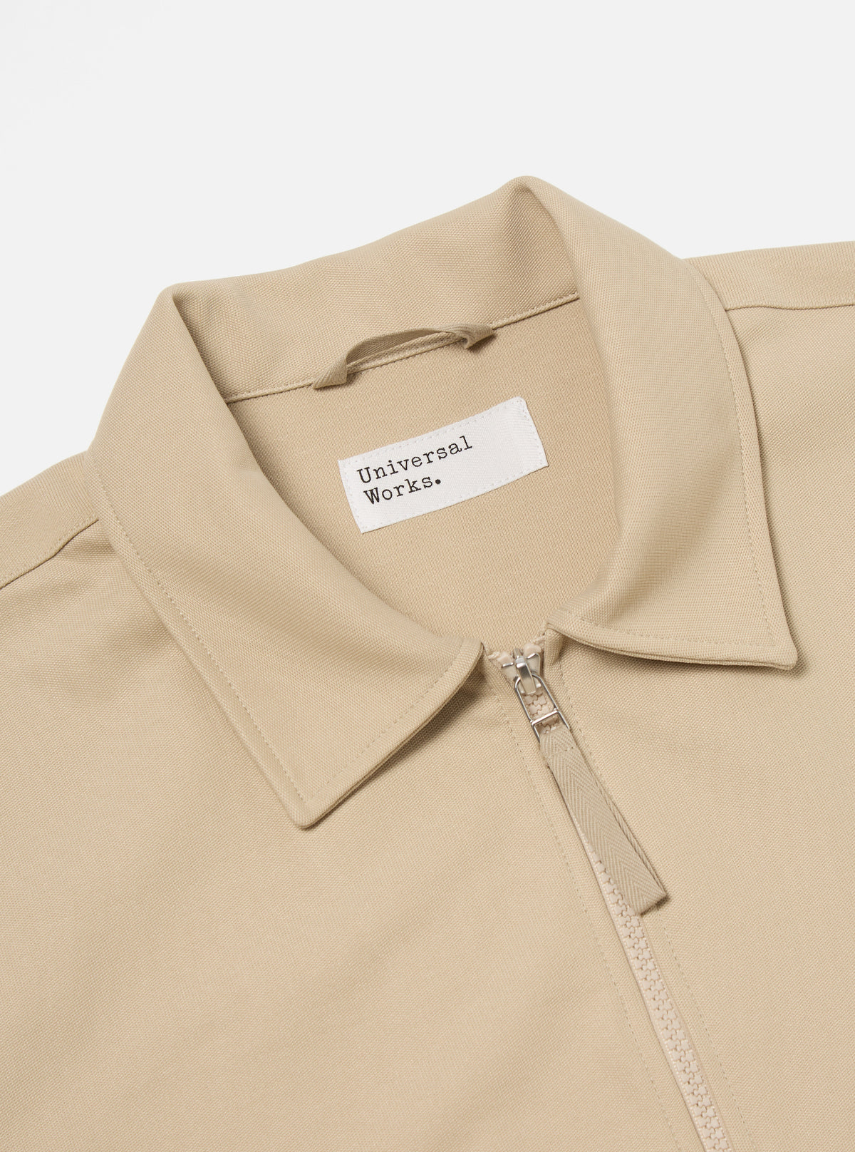 Universal Works Denis Track Top in Sand Recycled Poly Organic Cotton