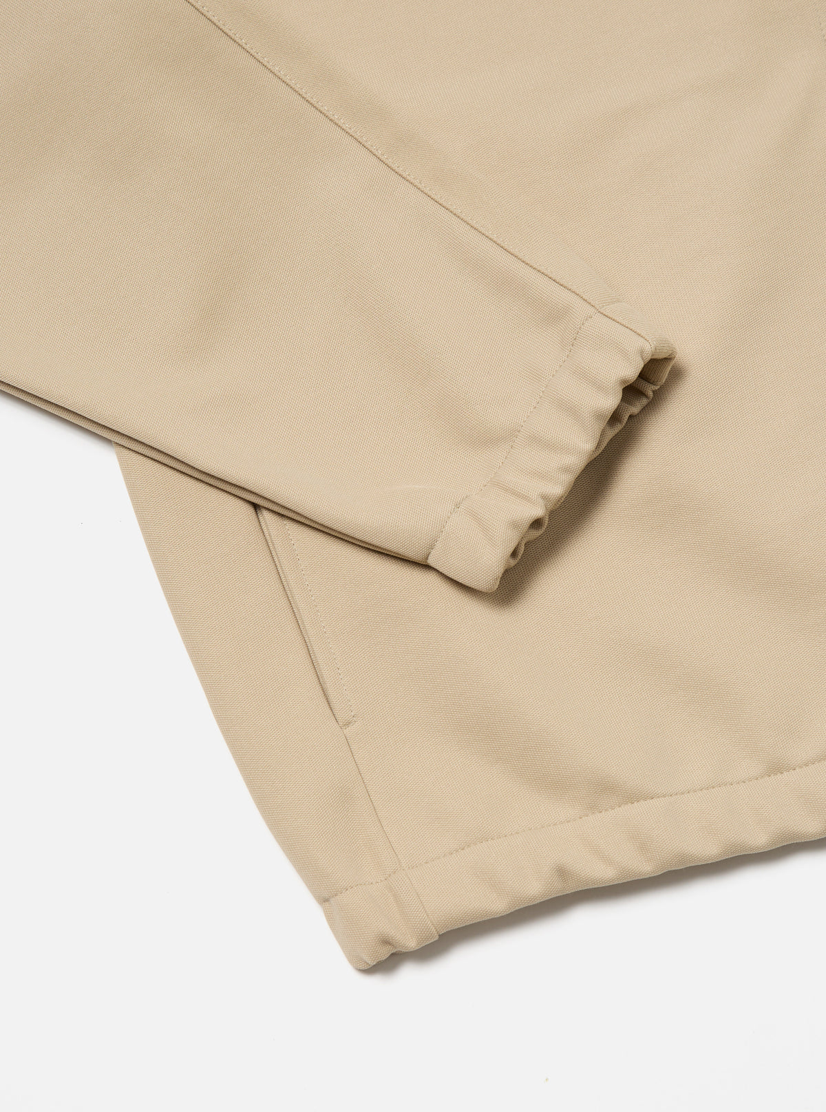Universal Works Denis Track Top in Sand Recycled Poly Organic Cotton