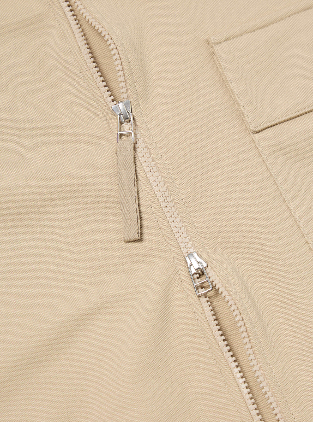 Universal Works Denis Track Top in Sand Recycled Poly Organic Cotton