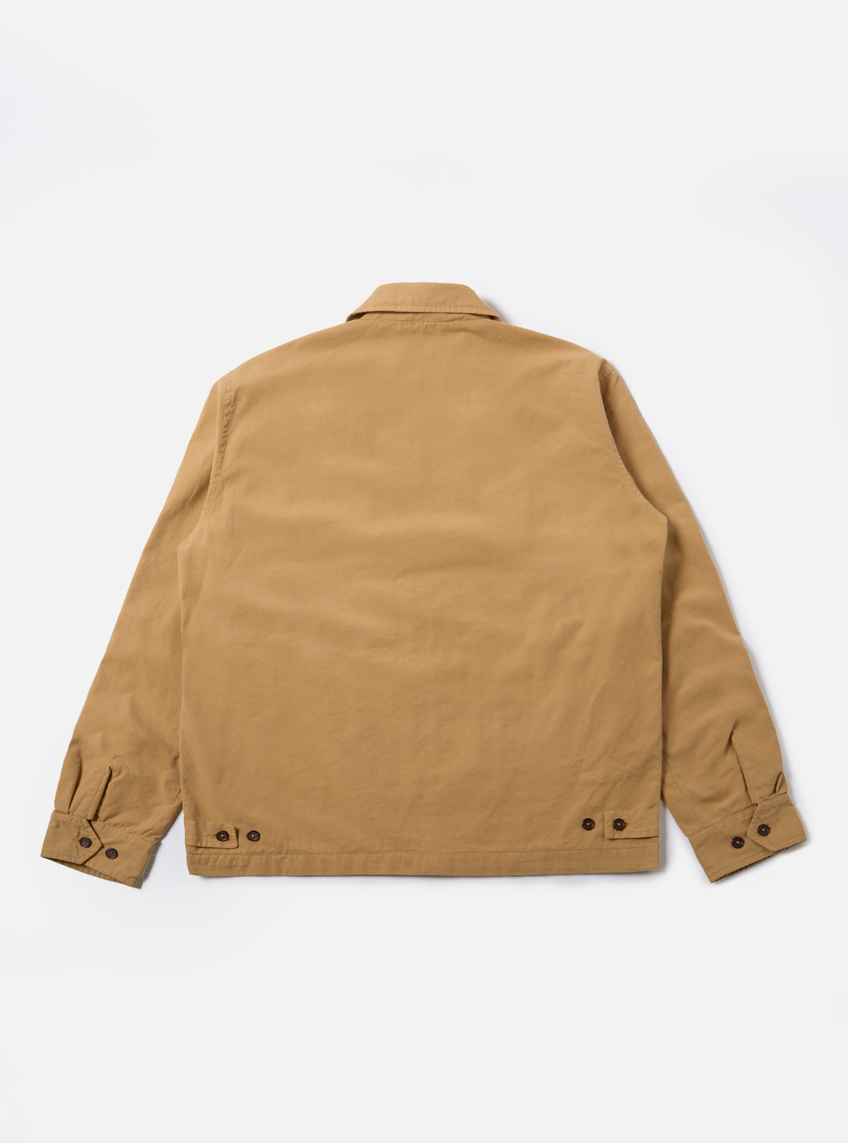 Universal Works Windcheater Jacket in Dark Sand Summer Canvas