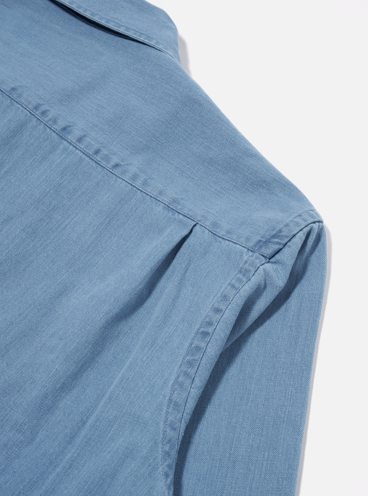 Universal Works Dockside Jacket in Washed Indigo 8oz Organic Denim