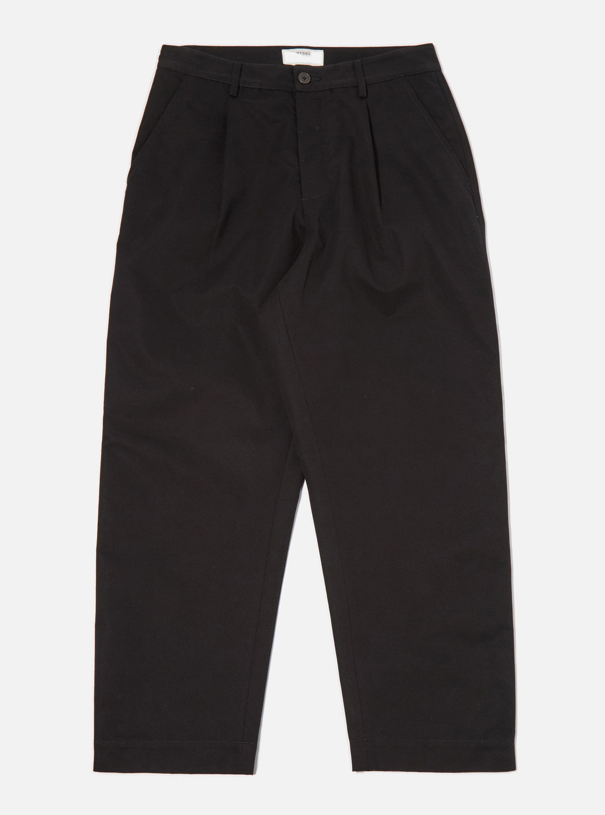 Black Brushed Polytech Duke Pant