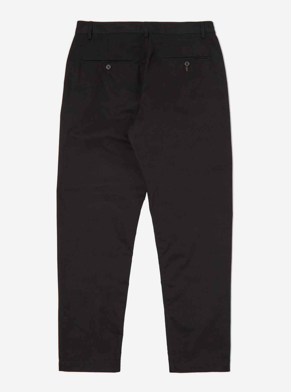Black Brushed Polytech Military Chino