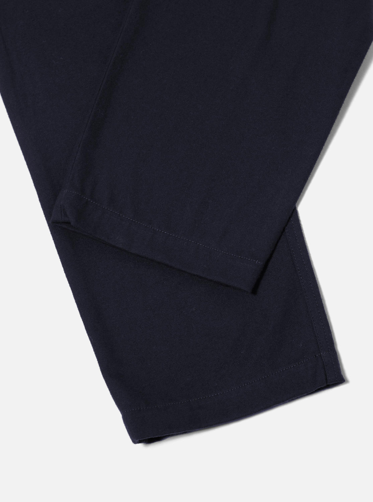 Navy Brushed Moleskin Military Chino