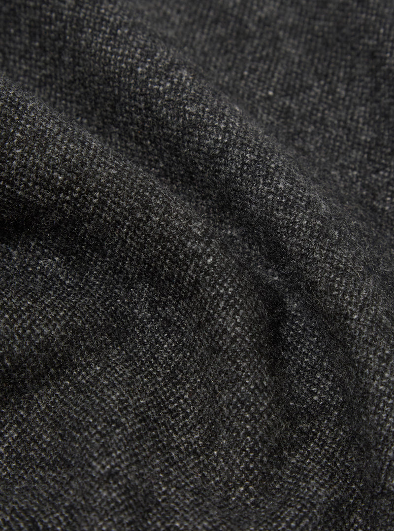 Grey Anders Wool Upcycled Pleated Track Pant
