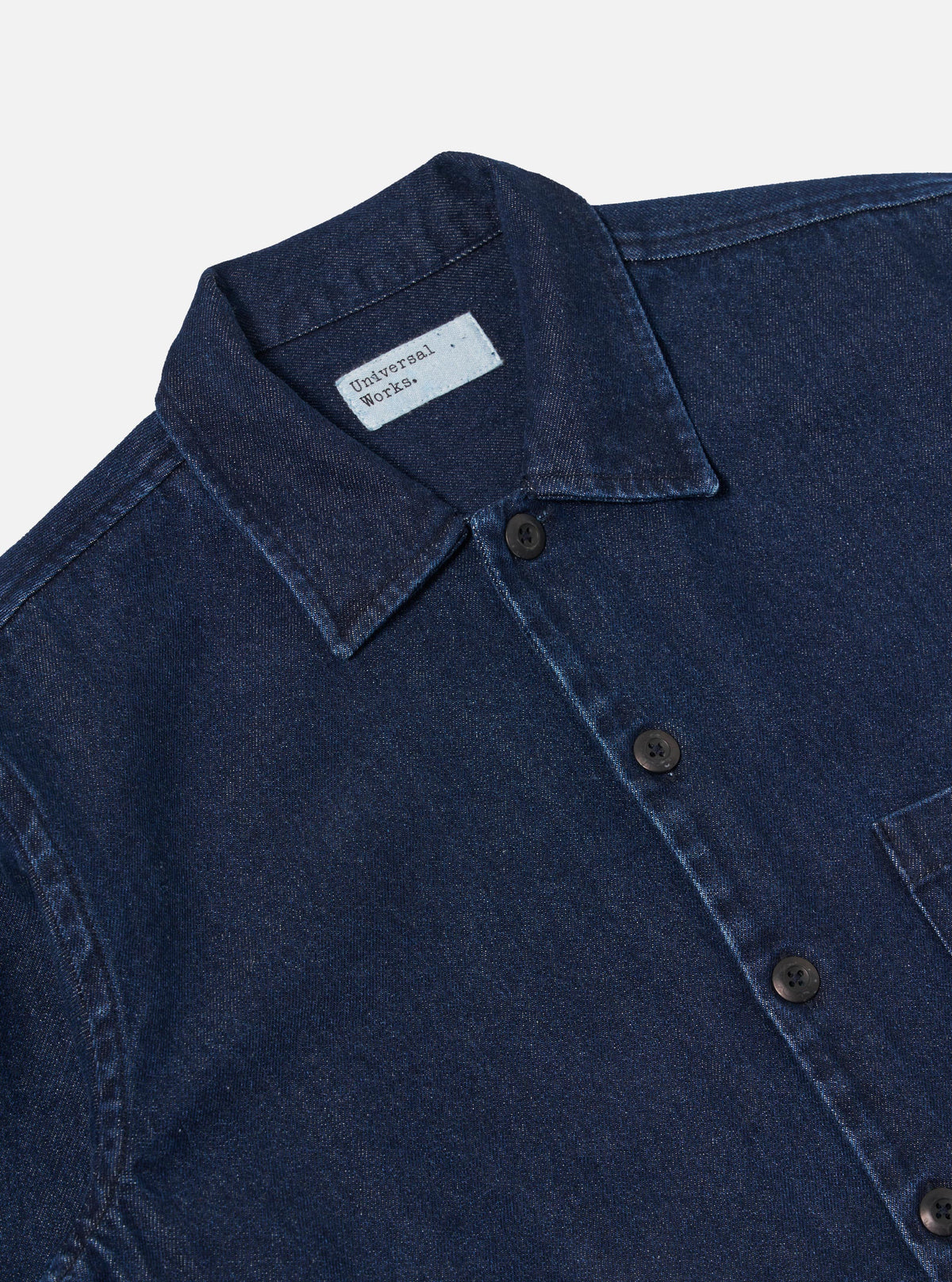 Indigo Work Denim Fatigue Shirt