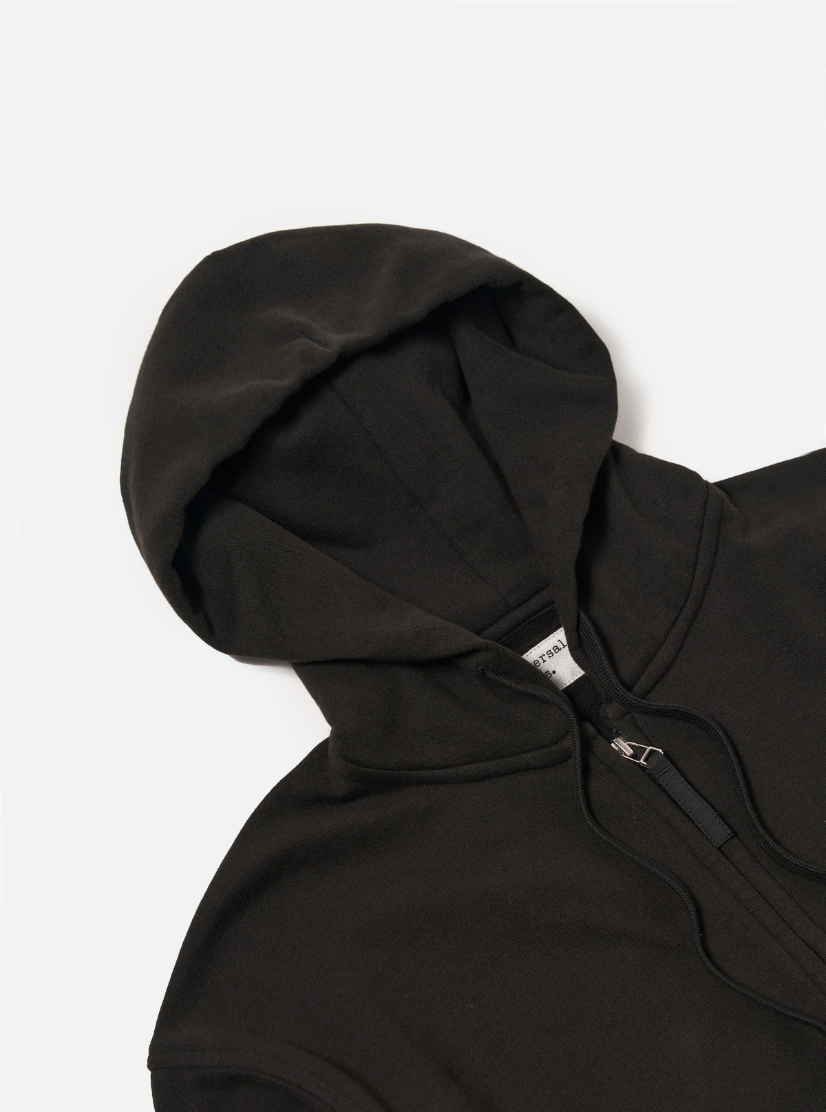 Black Brush Back Sweat New York Hoody