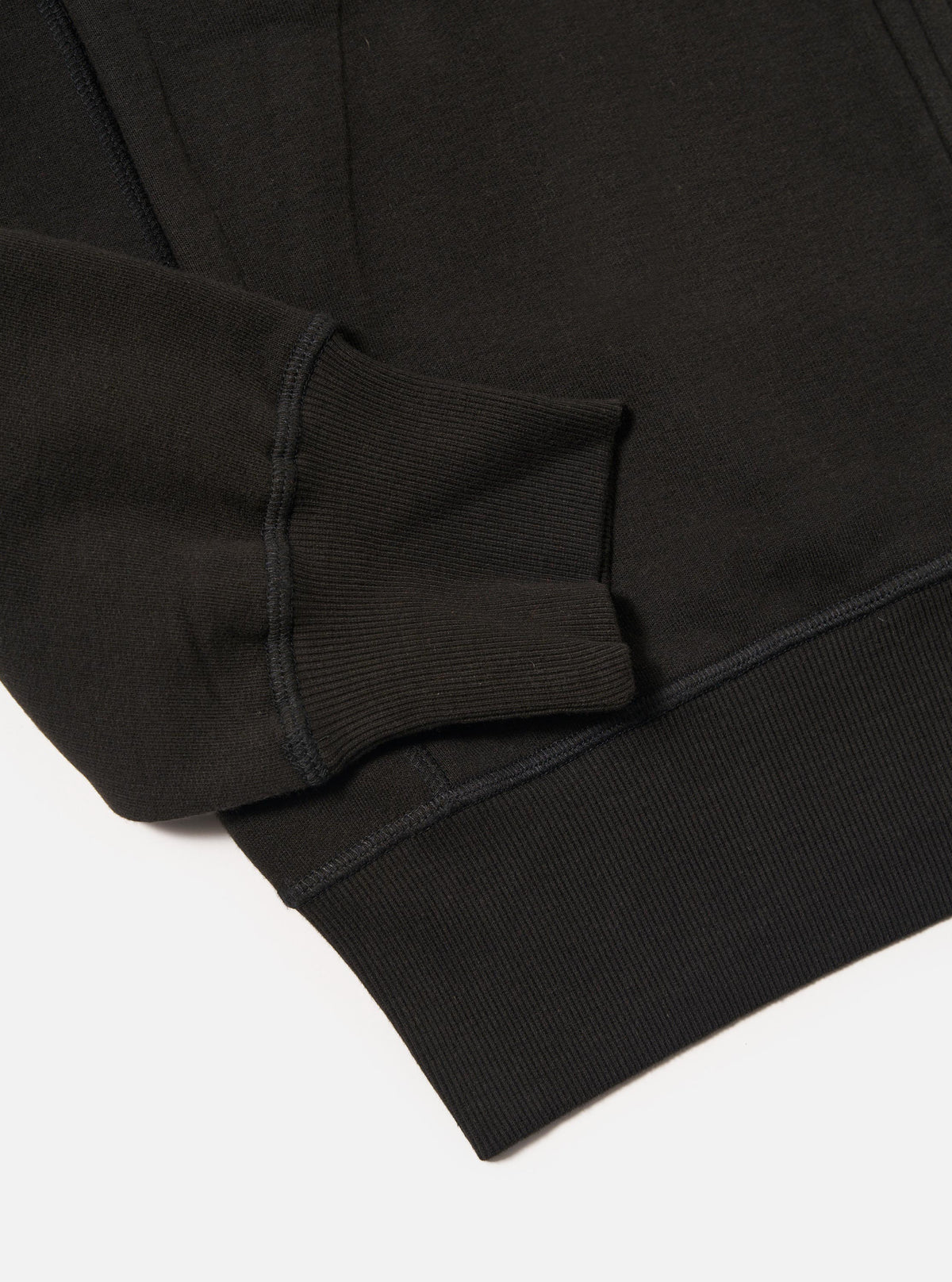 Black Brush Back Sweat New York Hoody