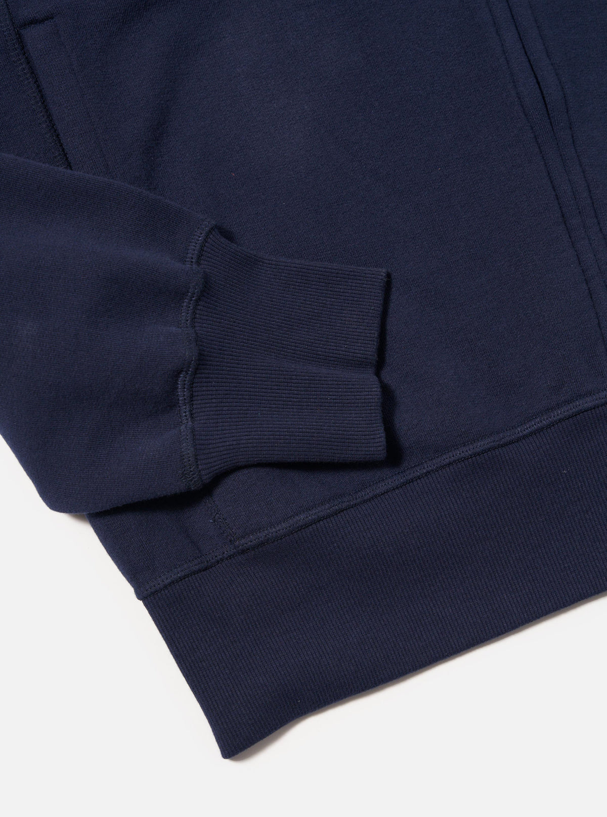 Navy Brush Back Sweat New York Hoody