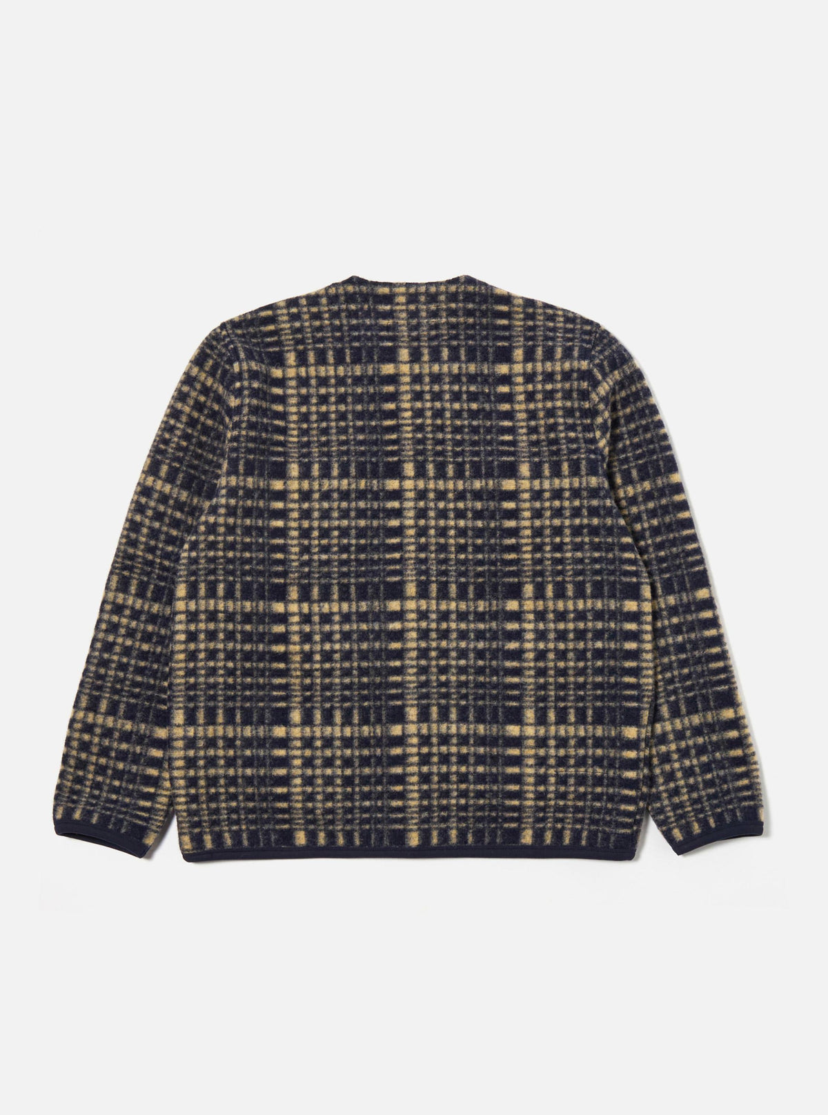 Navy Telepass Fleece Cardigan