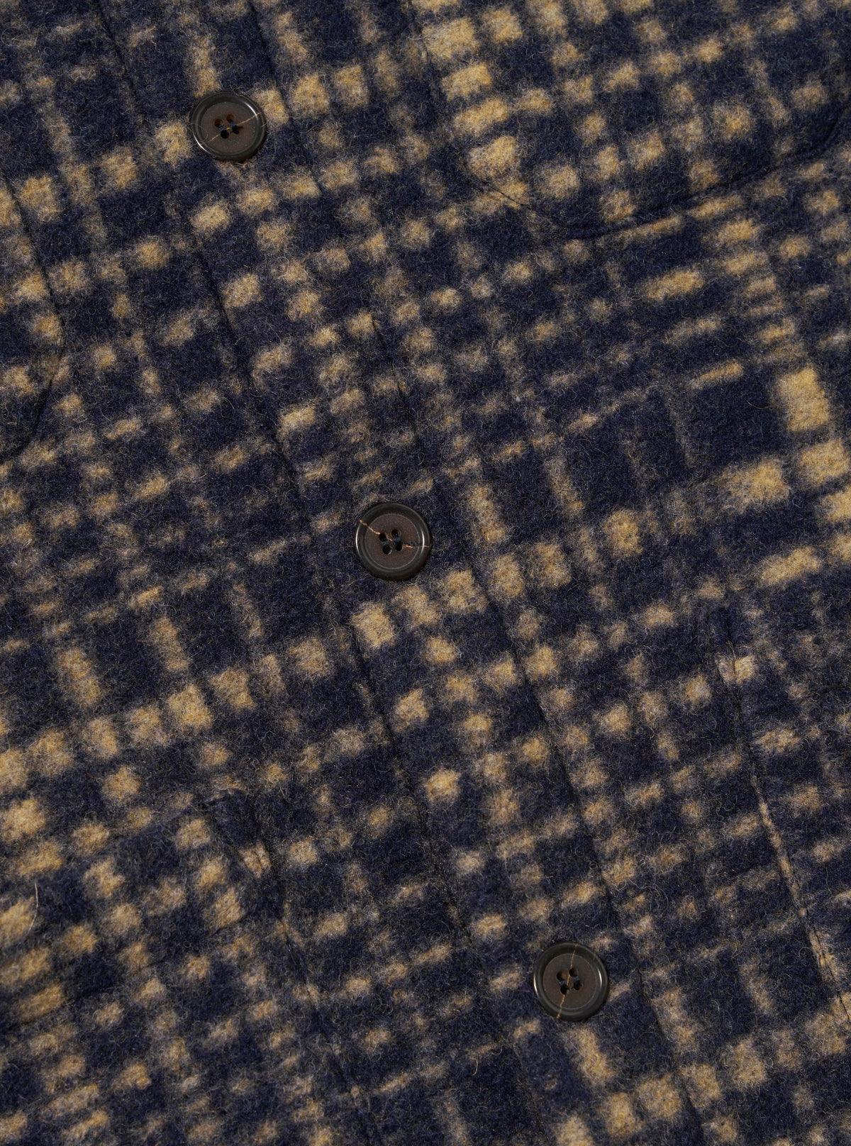 Navy Telepass Fleece Cardigan