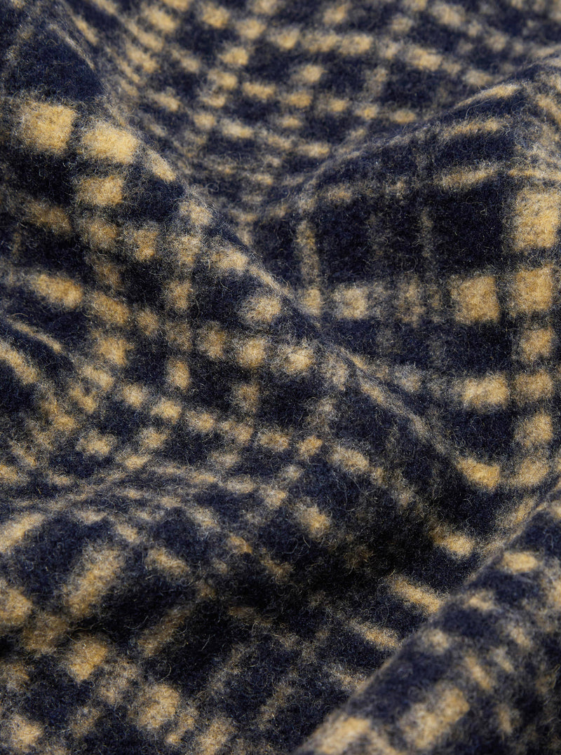 Navy Telepass Fleece Cardigan