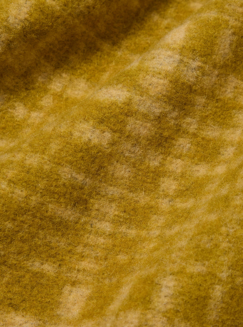 Yellow Telepass Fleece Cardigan