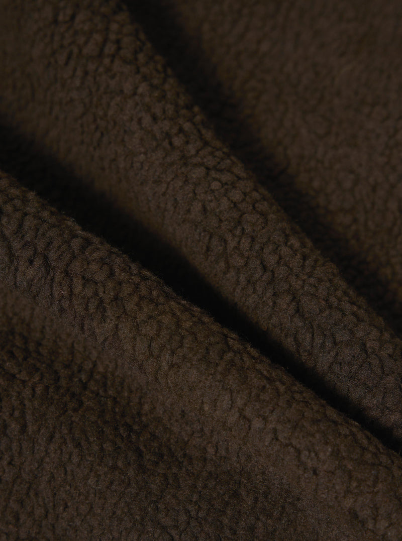 Brown Galaxy Fleece Zip Liner Jacket