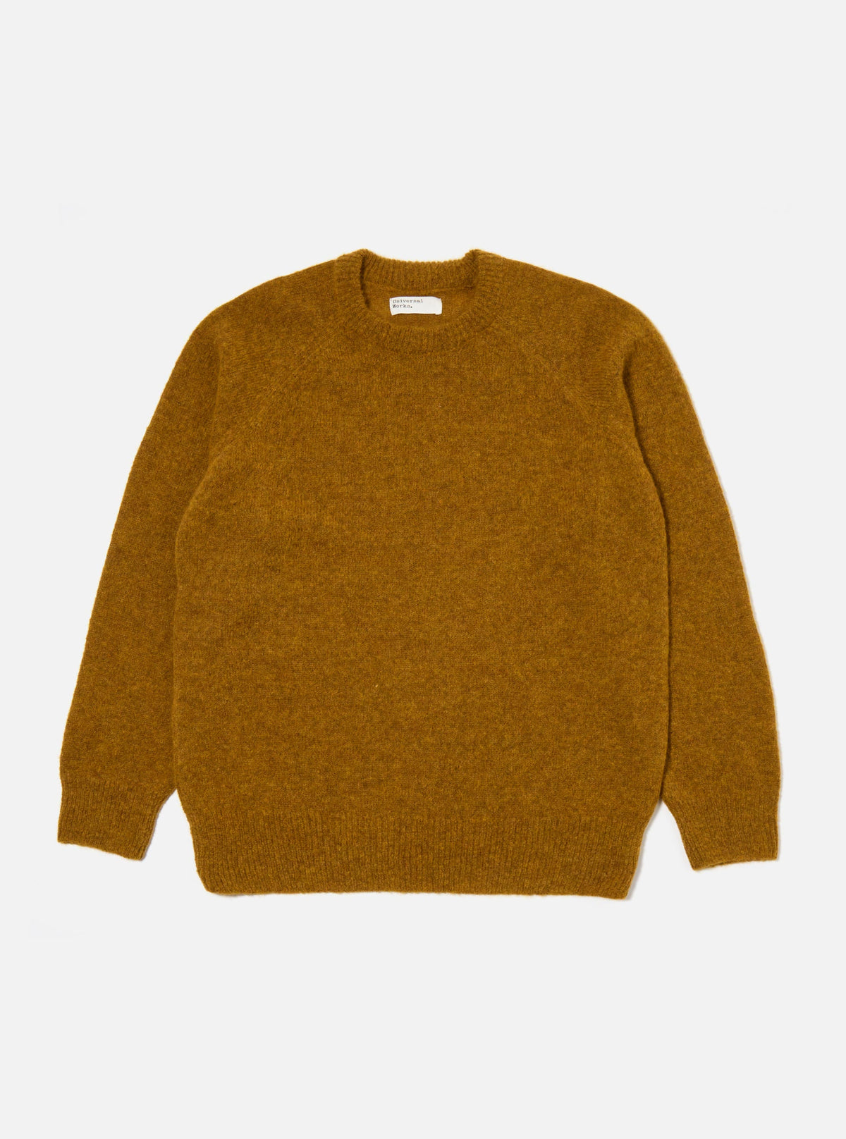 Gold Alpaca Knit Lyon Crew