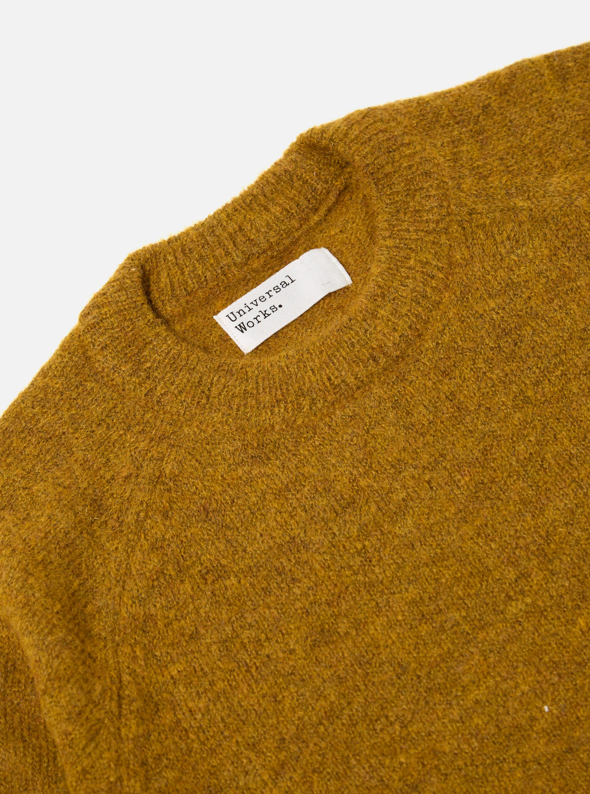 Gold Alpaca Knit Lyon Crew