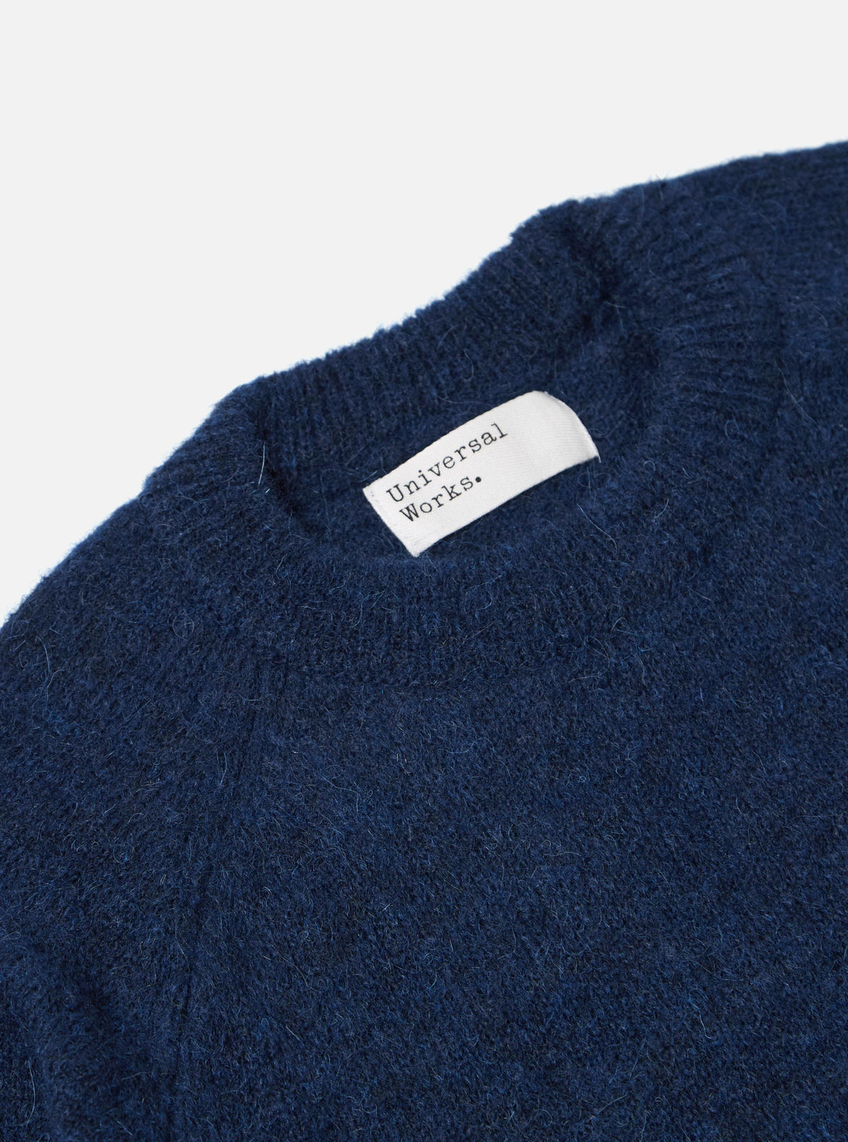 Navy Alpaca Knit Lyon Crew