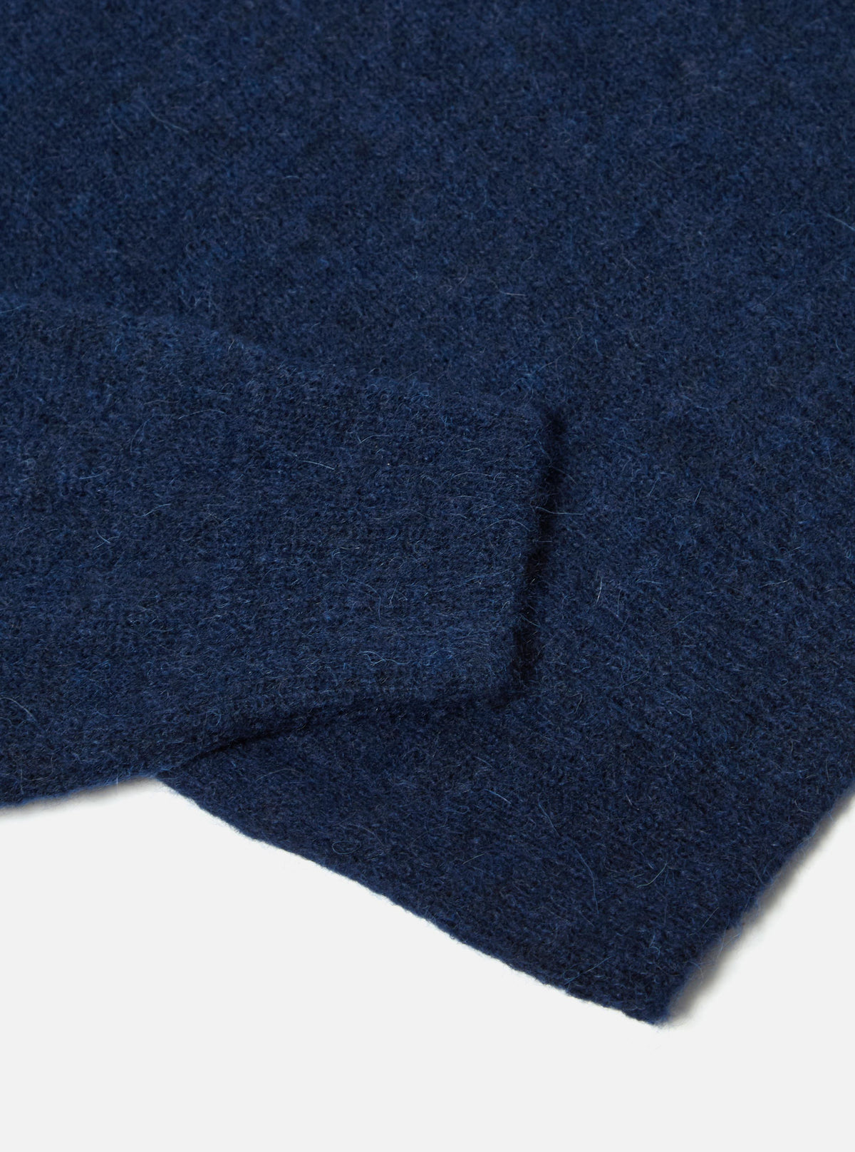 Navy Alpaca Knit Lyon Crew