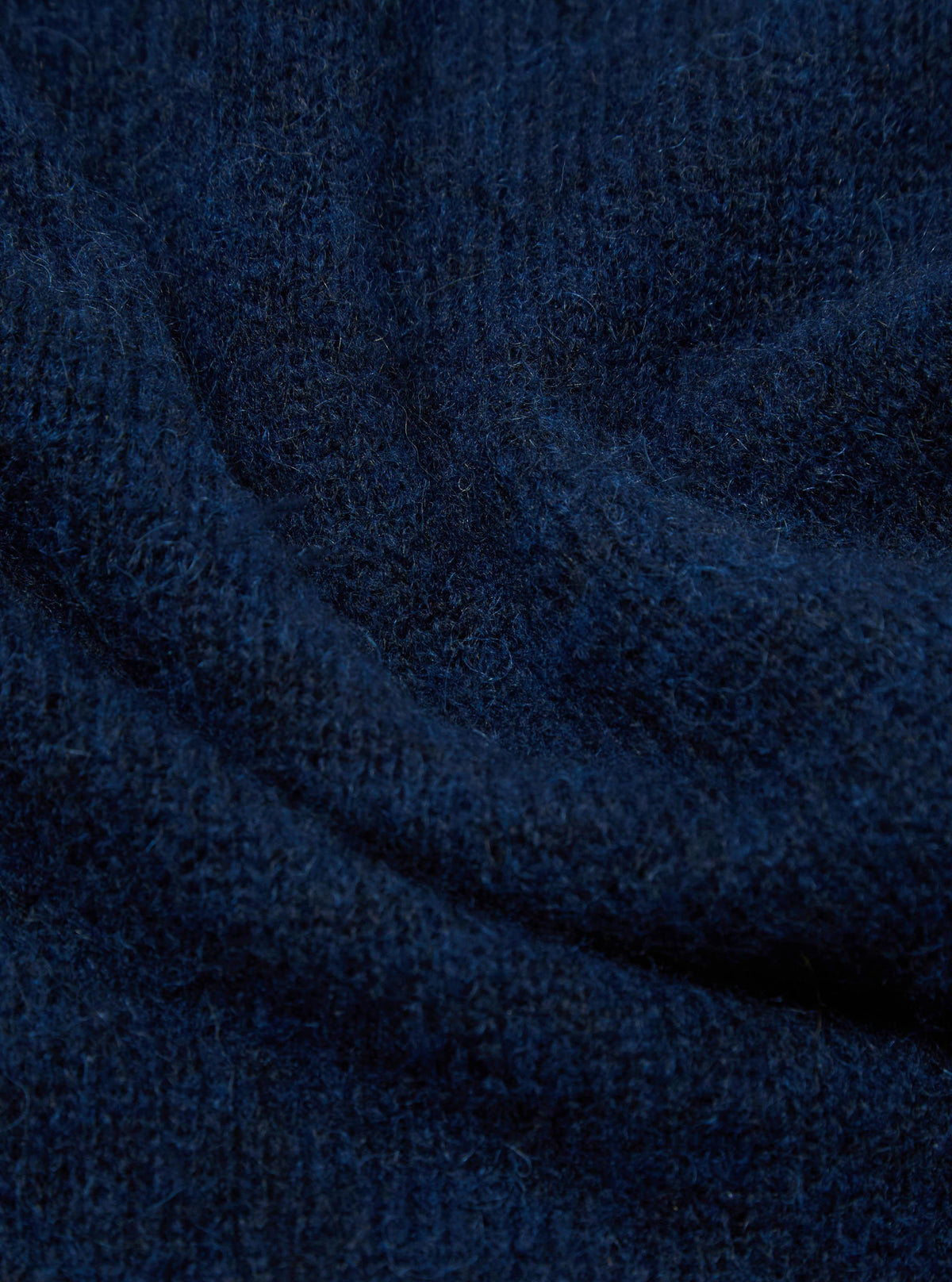 Navy Alpaca Knit Lyon Crew