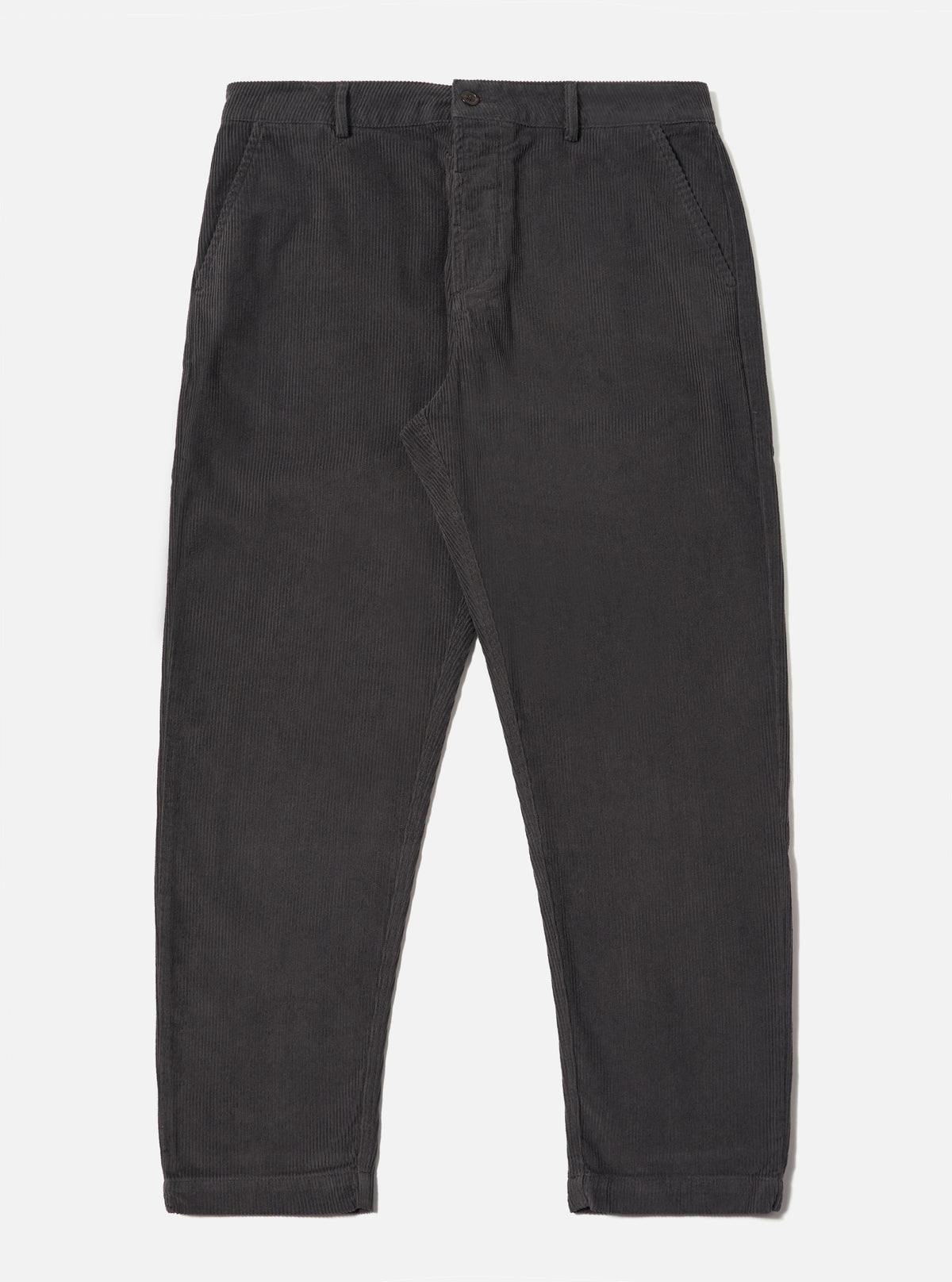 Charcoal Cord Military Chino