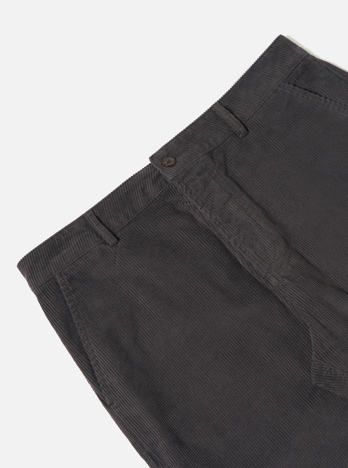 Charcoal Cord Military Chino