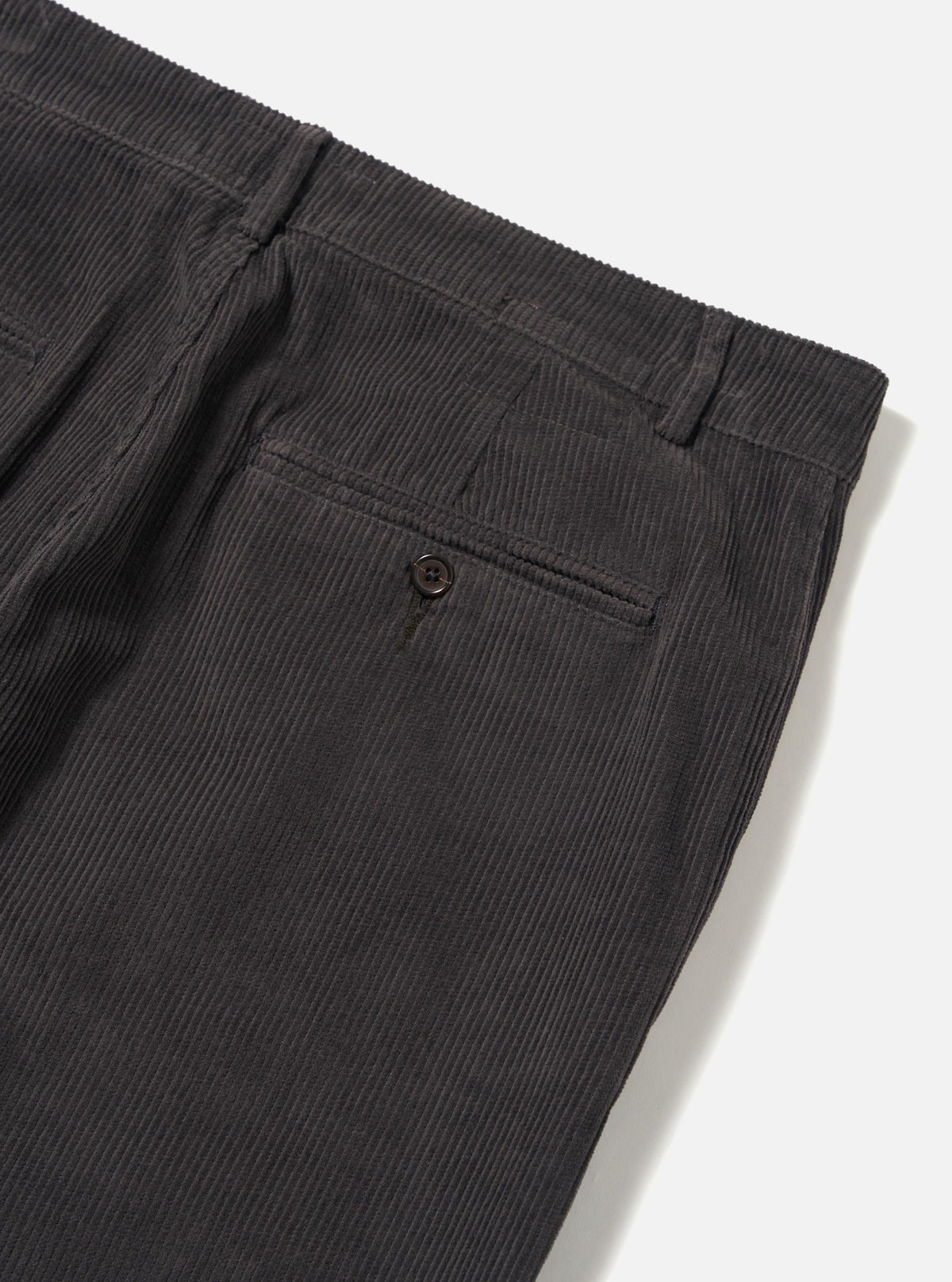 Charcoal Cord Military Chino