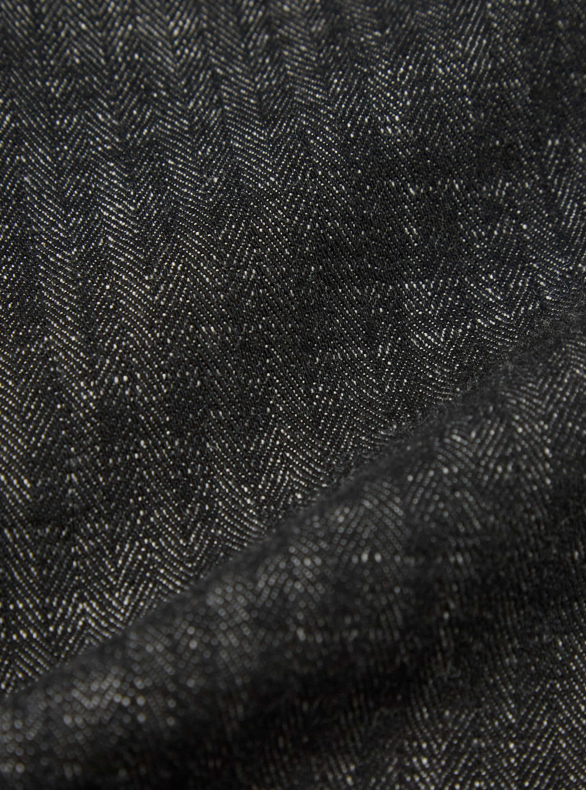 Black Cotton Denim Duke Pant