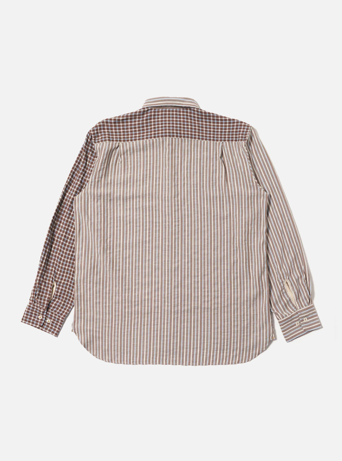 Brown Madison Check/Stripe Station Shirt