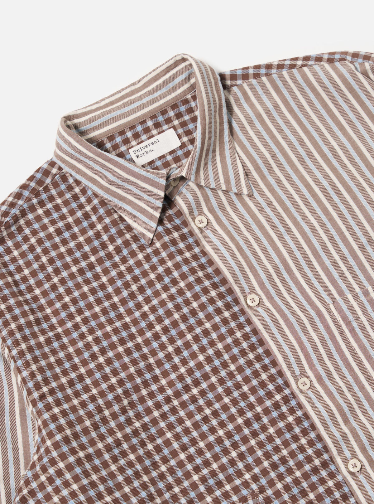 Brown Madison Check/Stripe Station Shirt