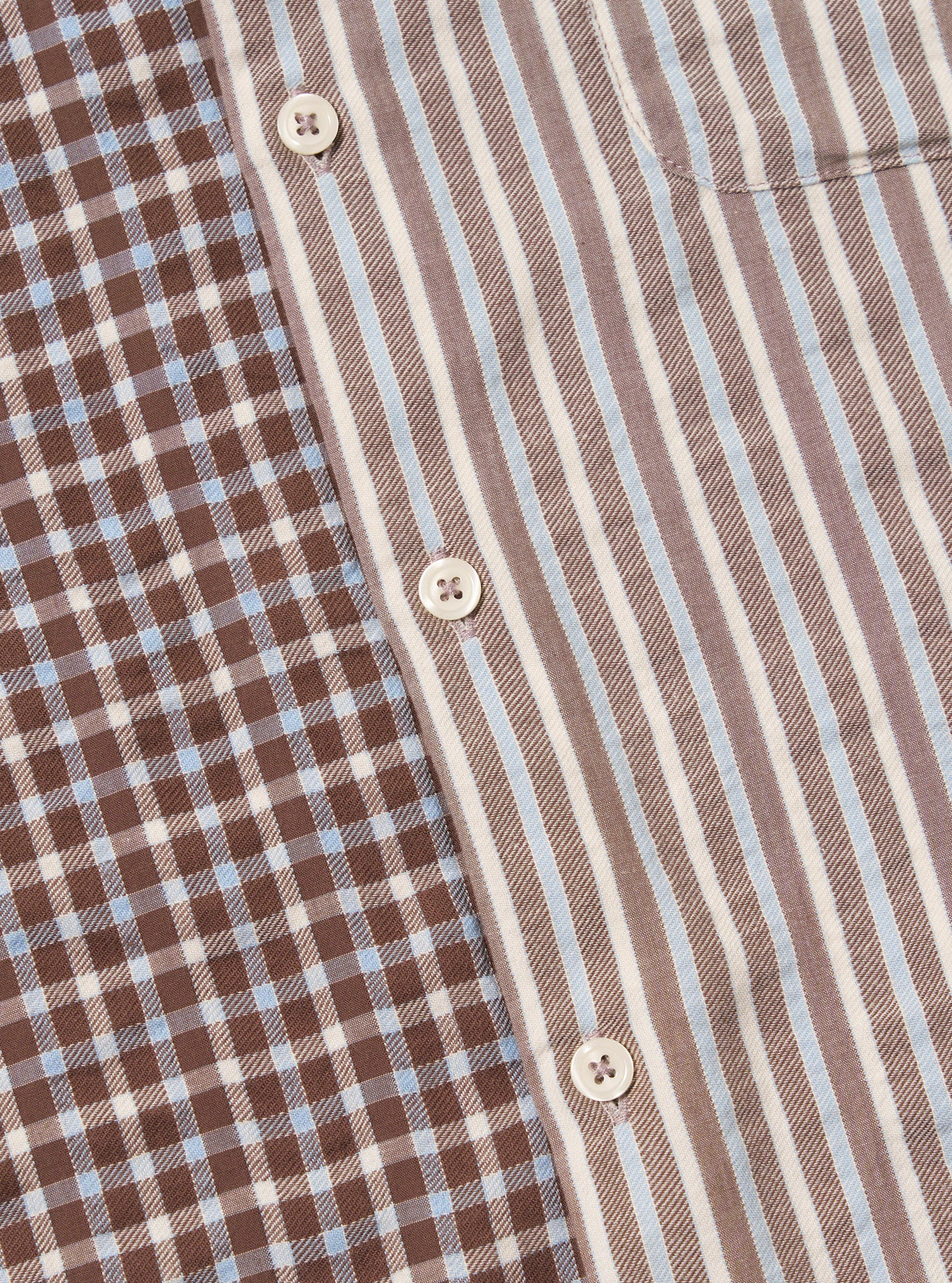 Brown Madison Check/Stripe Station Shirt