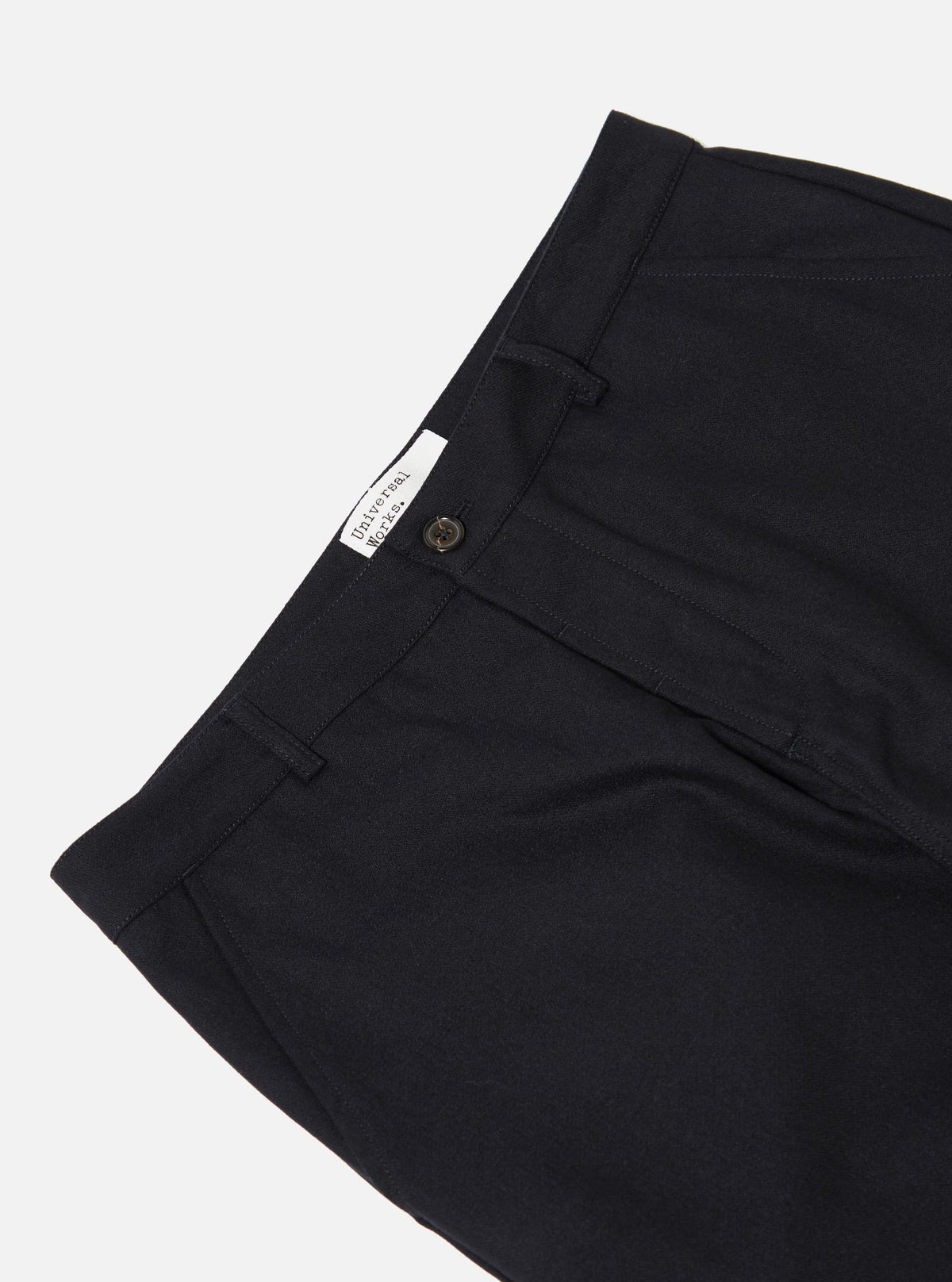 Dark Navy Upcycled Italian Tweed Military Chino